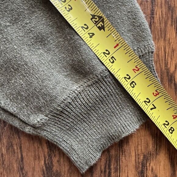 Eddie Bauer Mens Crew Neck Sweater Khaki Green Pima Cotton Size Large Tall - Picture 6 of 9